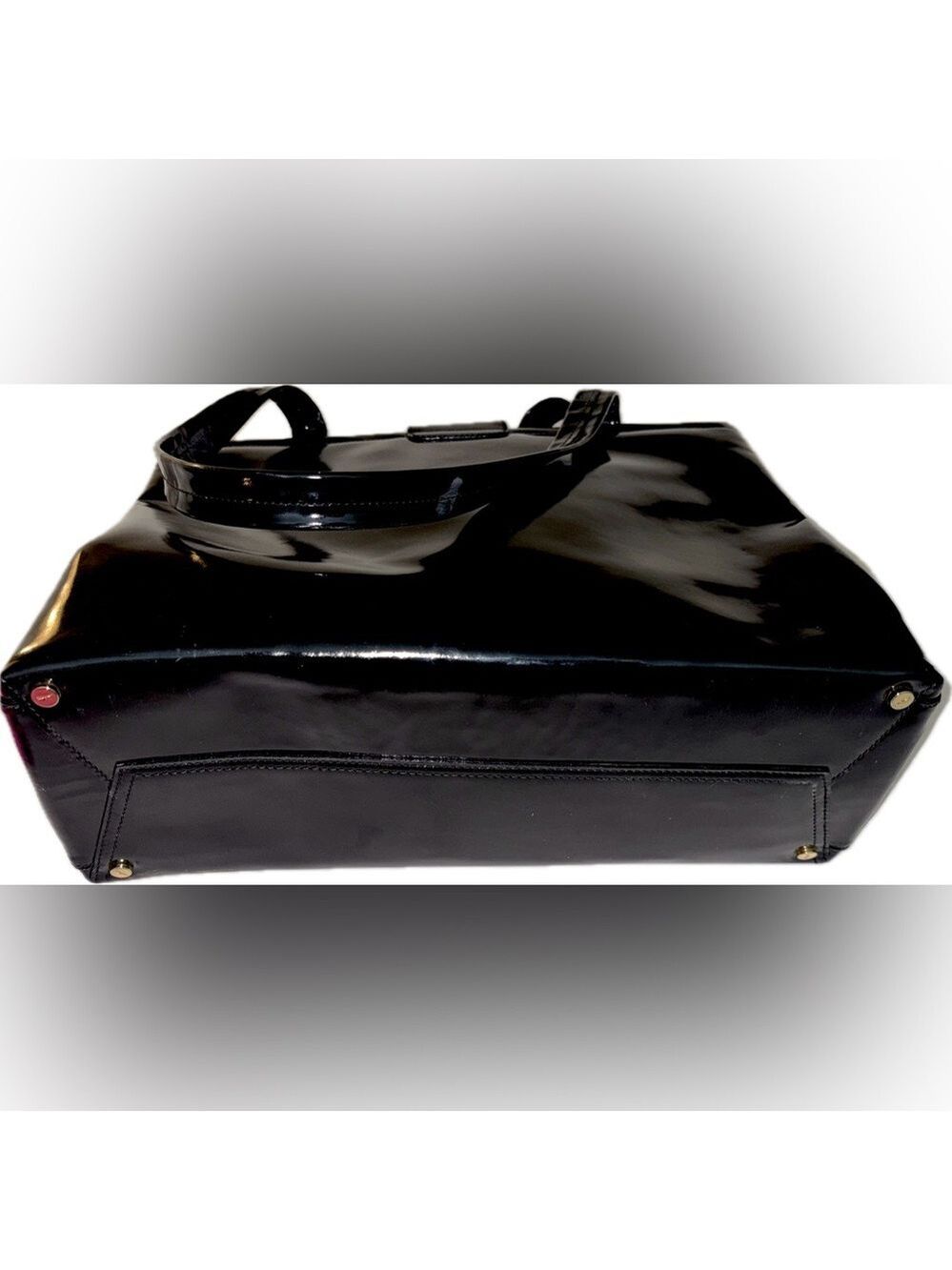 Salvatore Ferragamo Black Shoulder Bag with Gold Clasp - Picture 9 of 15